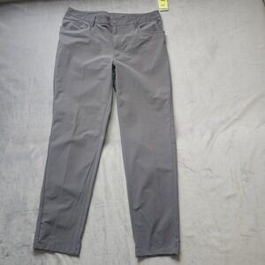 All in Motion Mens Golf Pants Gray Stretch Moisture Wicking Active Trouser 34x30